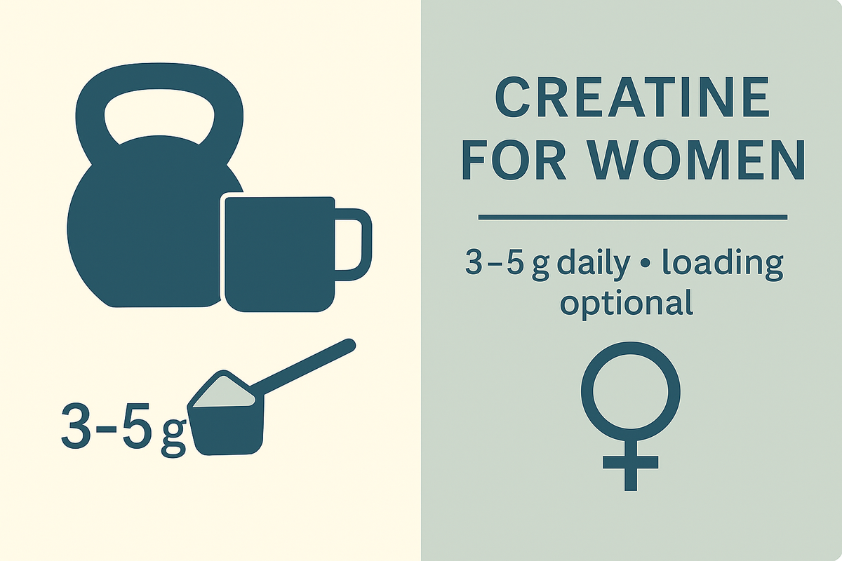 Creatine for women: simple, daily and effective