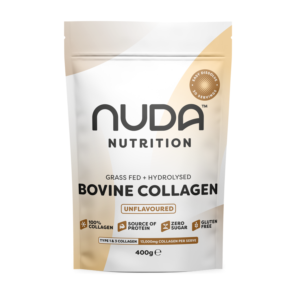 Nuda Bovine Collagen 400g – unflavoured, grass-fed Type 1 & 3 peptides